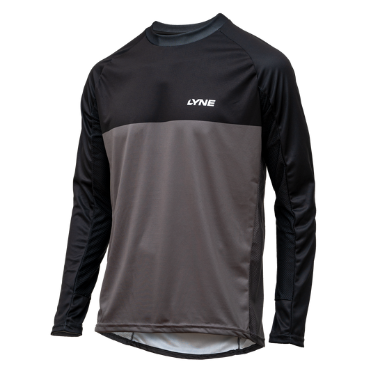 Full Vent LS Jersey Grey/Black/White